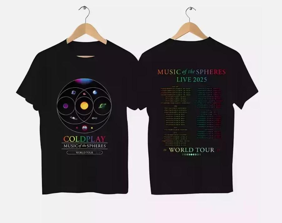 2026 Coldplay World Tour T-shirt size S-5XL
