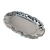 Irregular Cake Tray Stainless Steel Jewelry Storage Plate Vintage Dessert Plate Home Decoration