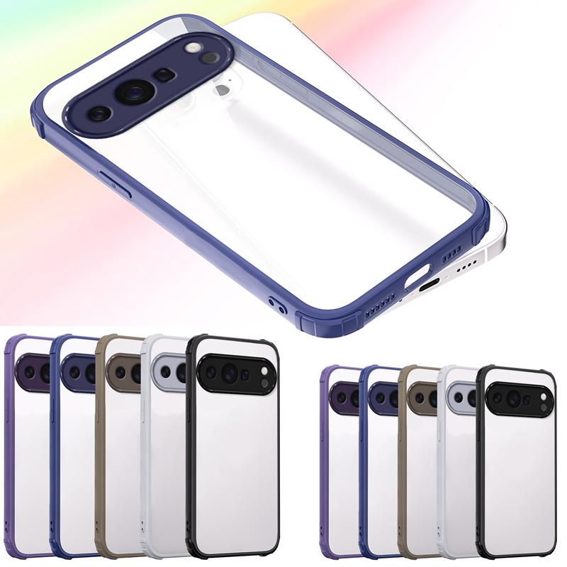 Роскошный Противоударный Прозрачный Чехол для Телефона Для Funda Google Pixel 10 Pro XL Pixel 9 Pixel9 Pro 9A 9Pro XL Прозрачная Мягкая Накладка-Бампер