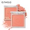 O.TWO.O Мягкие Матовые Румяна-Хайлайтер Однотонные Персиково-Оранжевый Оттенок Натуральное Сияние Румяна для Щечек