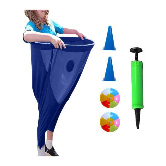 Бабушкины штаны Набор для садовой игры Гигантская игра для вечеринки на открытом воздухе с прыгучими мячами и конусами-маркерами Веселая семейная встреча Игра для взрослых во дворе для групп