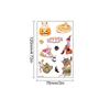 Halloween Candle Tattoo Stickers Halloween Party Candle Surface Decoration Cartoon Stickers DIY Cute 1PC