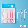 Disposable Bag Floss Polymer Fine Sliding Floss Stick Oral Care Plastic High Tension Interdental Brush Line Pick