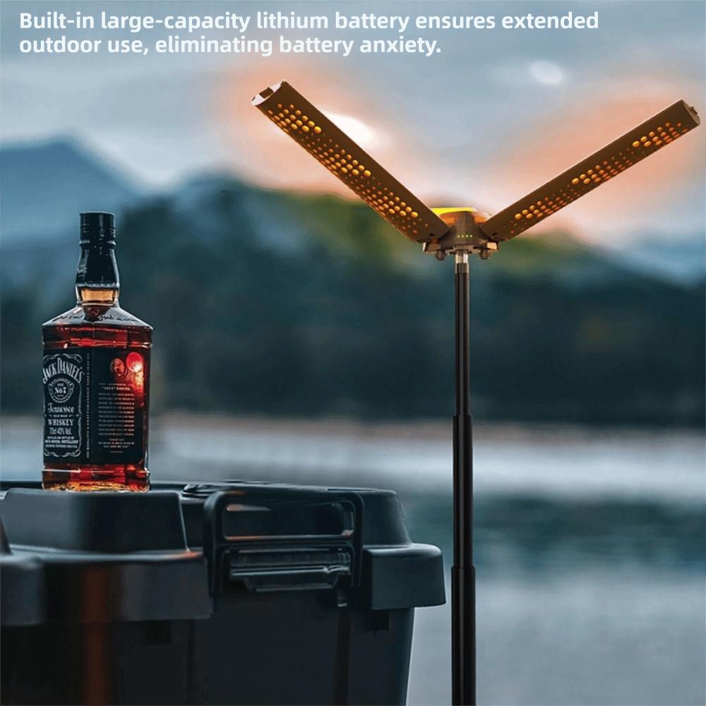 Stepless Dimming Portable Telescopic Lantern Outdoor Waterproof Lamp Outdoor Activities