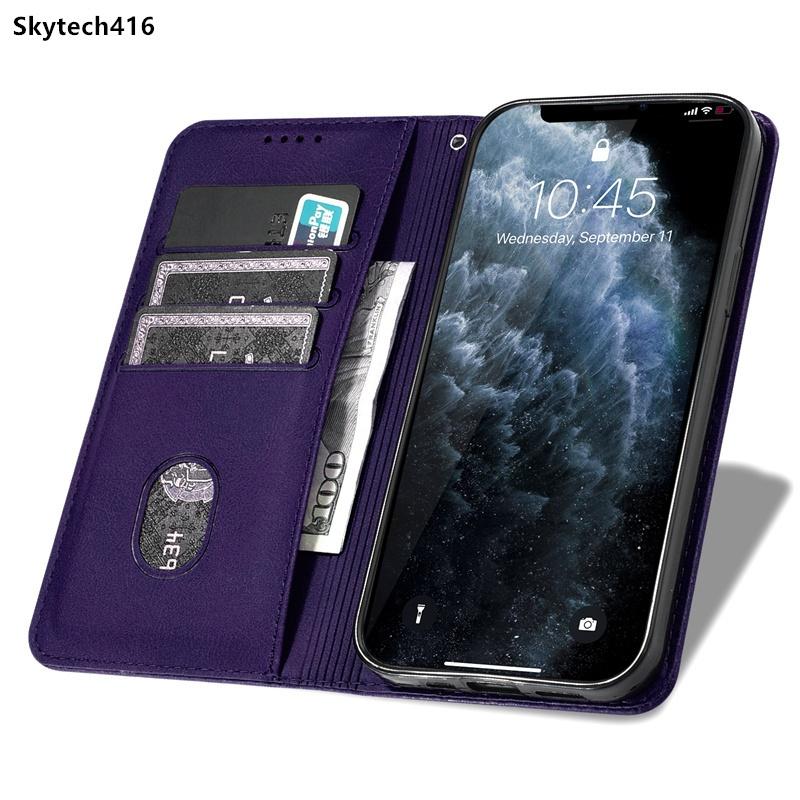 Для Tecno Pop 7 8 9 Spark 6 GO 1 8C 9 10 Pro 10C 20 20C 30C 2020 2021 2022 2024 2025 4G Чехол Кожаный Чехол для Телефона Корпус Слот для Карт Кошелек Ударопрочный