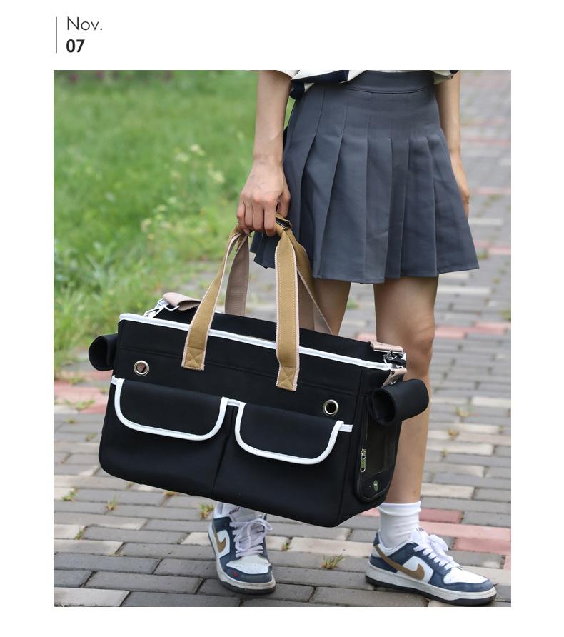 Мягкая переноска для кошек, переноска для домашних животных с мягкими бортами, сумка для транспортировки для кошек, маленьких собак, щенков, одобренная авиалиниями, переносная переноска для домашних животных