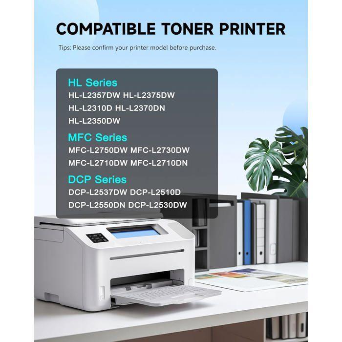 Cartouches de Toner - DOOKY THE ORIGINAL - TN2420/TN2410 - Noir - Haut rendement - Pack de 2