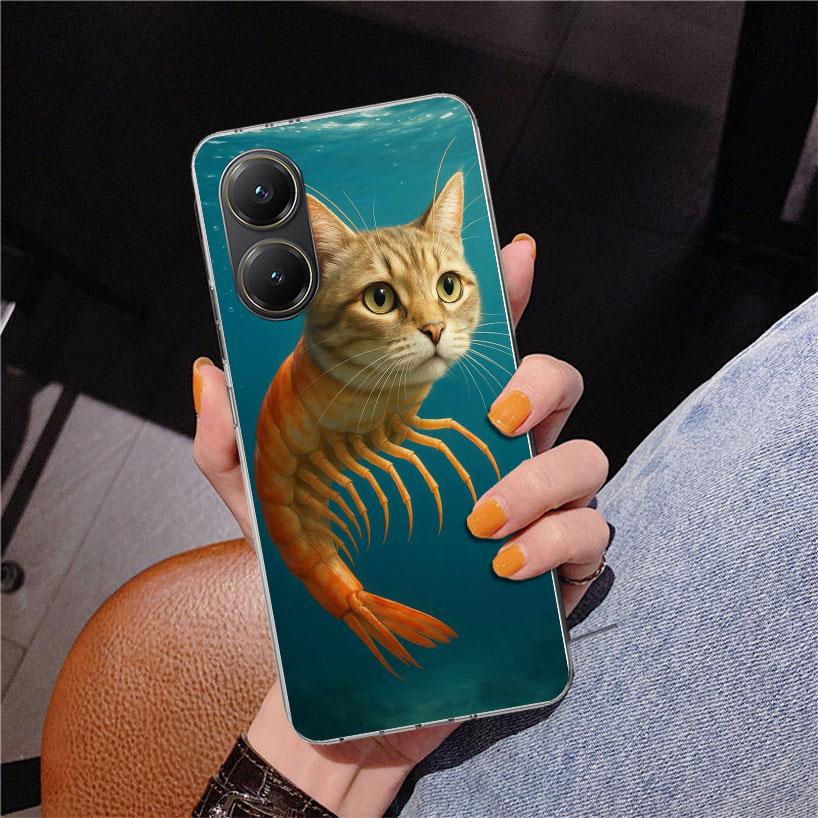 Итальянский Мозголом Животные Чехол для Телефона для Xiaomi Poco X5 X6 X7 Pro X4 Gt F7 Ultra M8 M7 Redmi 15C 15 13C 13 12C 12 Уникальный Чехол Co