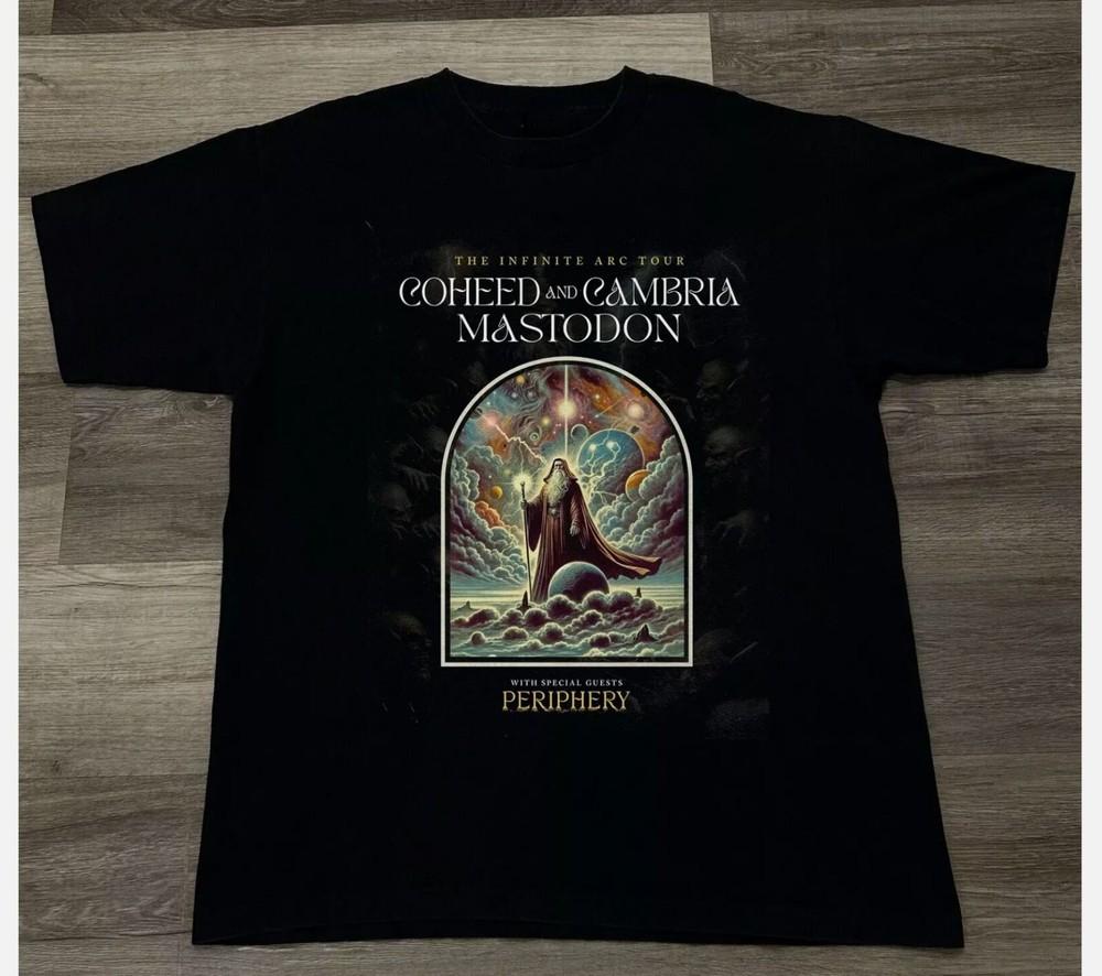 COHEED AND CAMBRIA  and MASTODON 2025 T-Shirt Unisex Cotton Tee
