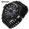SANDA New Electronic Watch Multifunctional Outdoor Sports Waterproof Men's Watch Simple Creative Watch
