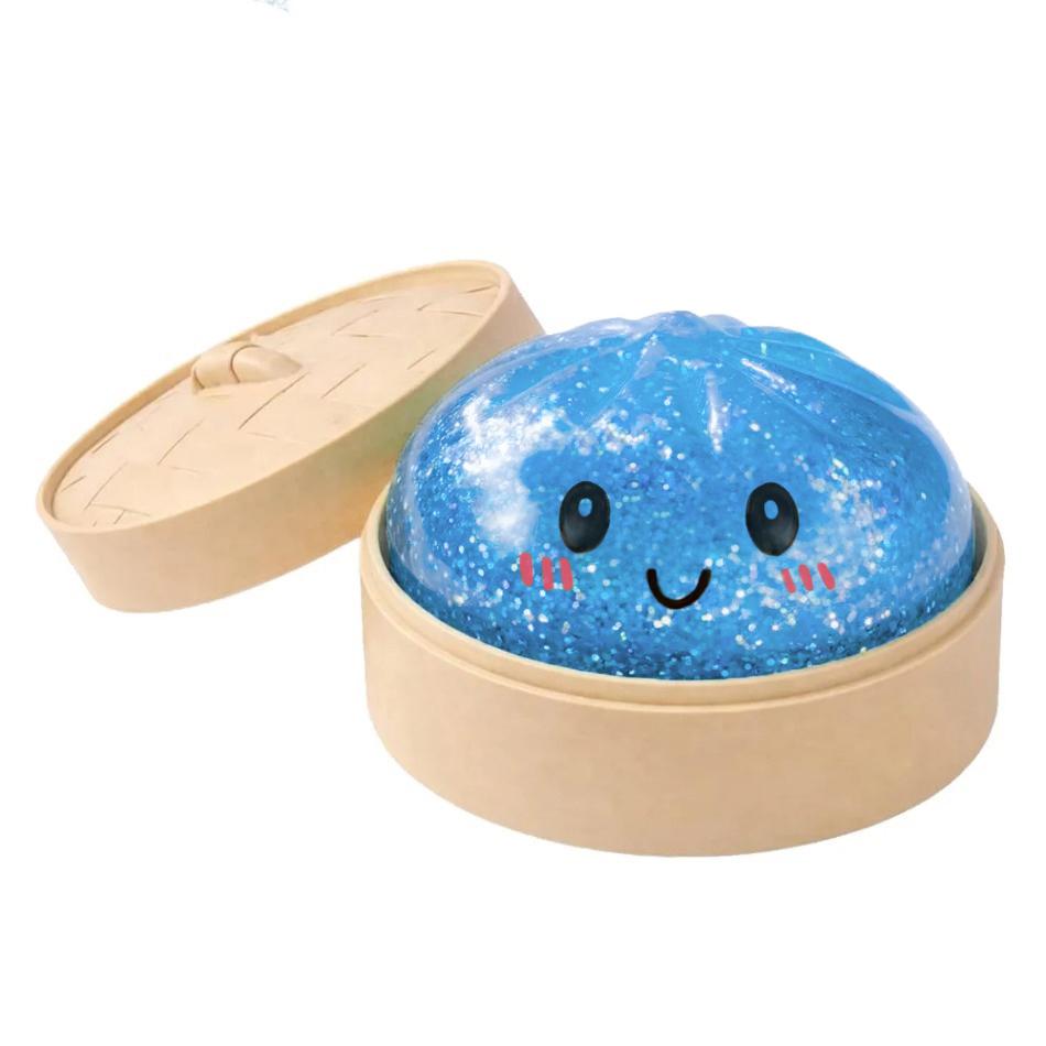 Glitter Dumpling Dumpling Squeeze Toy Stress Relief Slow Rising Sensory Fidget for Anxiety Gifts Relaxing Gifts