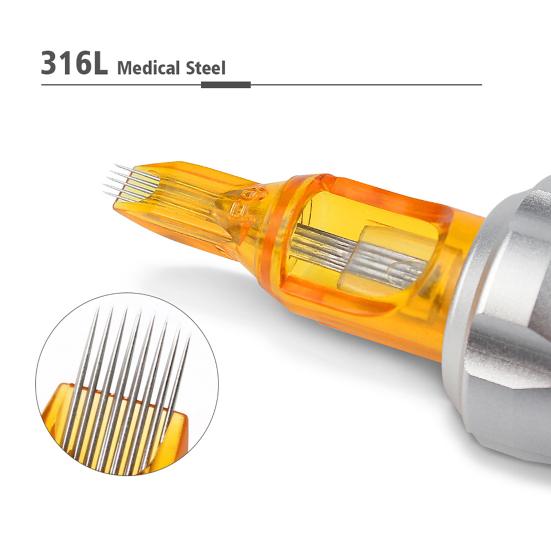 10/16/20 шт., ручка-картридж для татуировок, желтая стрекоза, безопаснее, удобнее, интегрированная ручка для тату-машины, аксессуары