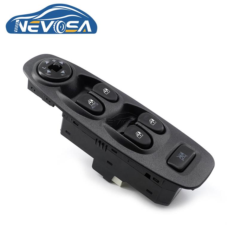 NEVOSA 93570-25300 LHD Front Left Master Power Window Switch Mirror Button For Hyundai Accent 2002 2003 2004 2005 2006 620W10270
