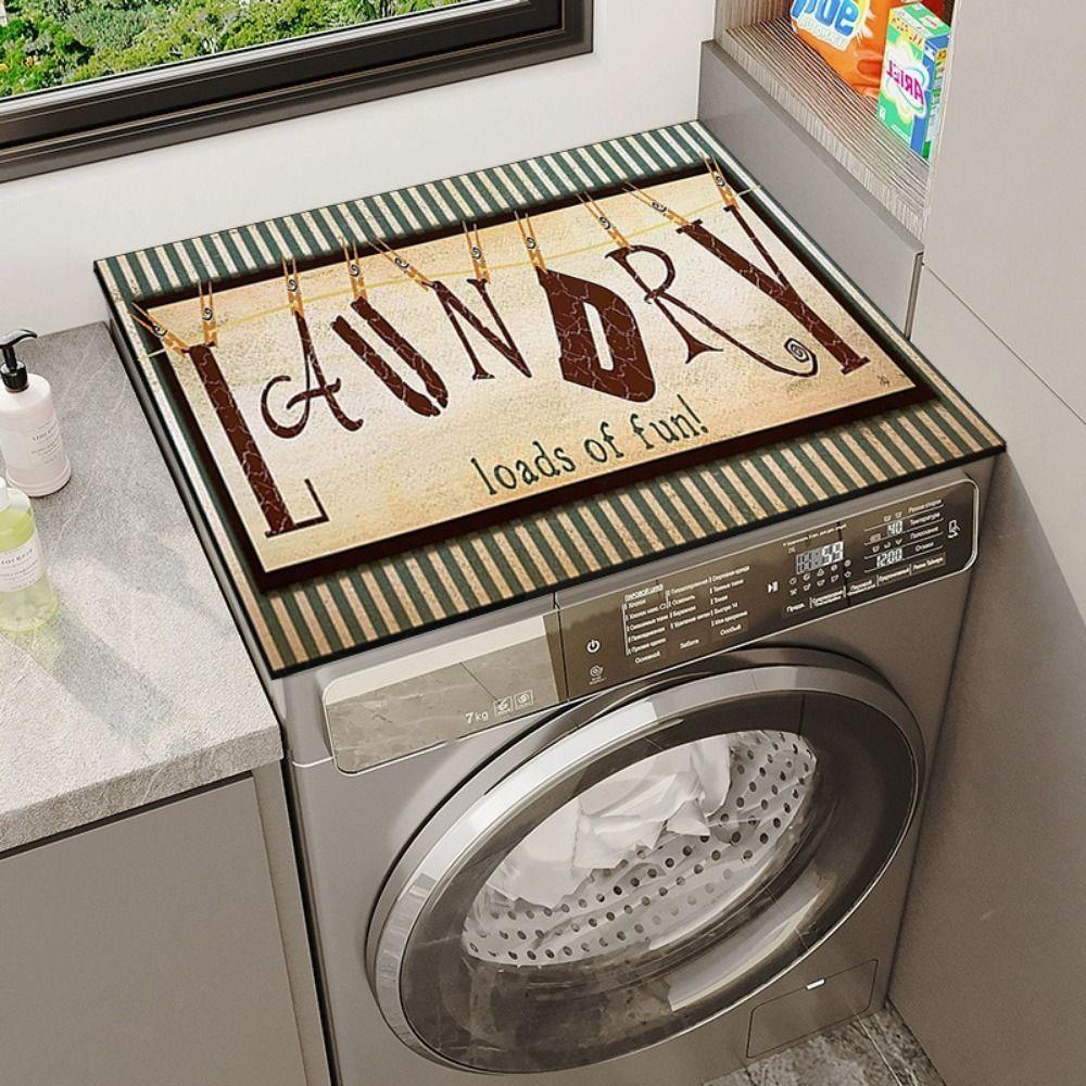 Противоскользящий коврик для стиральной машины с барабаном, пылезащитная салфетка для холодильника, предметы домашнего обихода