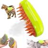 Multifunctional Grooming Brush with Spray, Dog and Cat Grooming Brush, Removing Tangled and Loosse Hair, 3 In 1, Steamy
