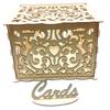 25*20*18.3 CM Hollow Sign-in Box Wood Wedding Card Box Wedding Money Box Holder Funeral