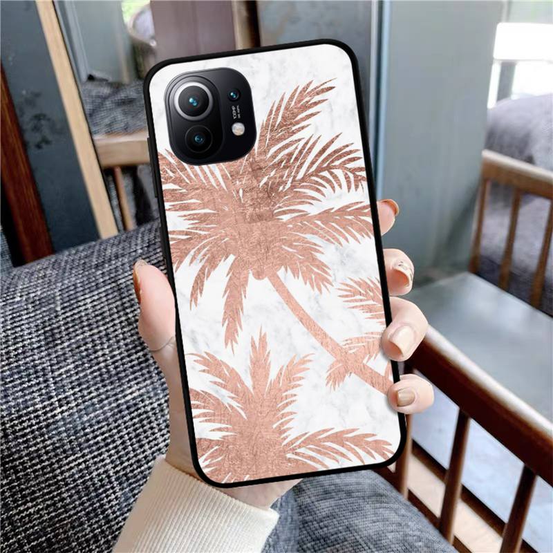 Beautiful Gold Rose Phone Case For Xiaomi Mi Note 10 Pro 8 Lite 9 Se 10T 6X 6 5X 5 F1 Mix 2S Max 2 3 Cover