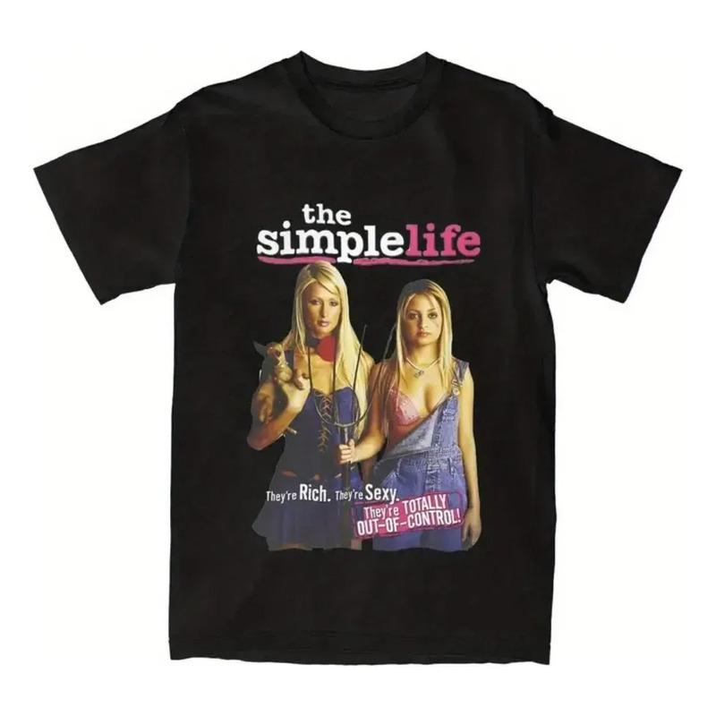 Unisex unisex T-Shirt With A Designo Retro De Paris Hilton And