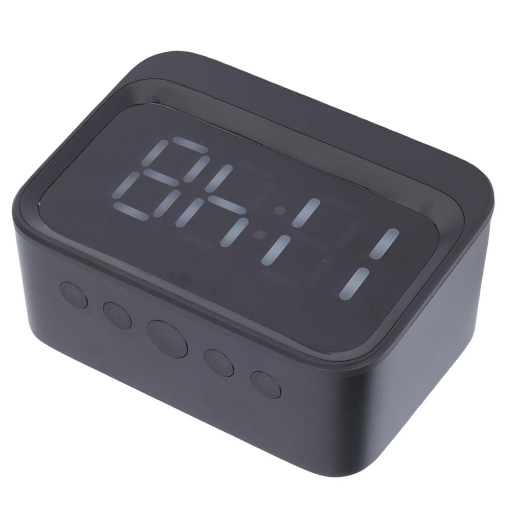 Цифровые часы с беспроводным динамиком, светодиодным дисплеем, перезаряжаемый будильник с MP3-плеером для спящих