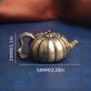 Antique Collection Pure Copper Pumpkin Small Teapot Mini Ornament Home Gift