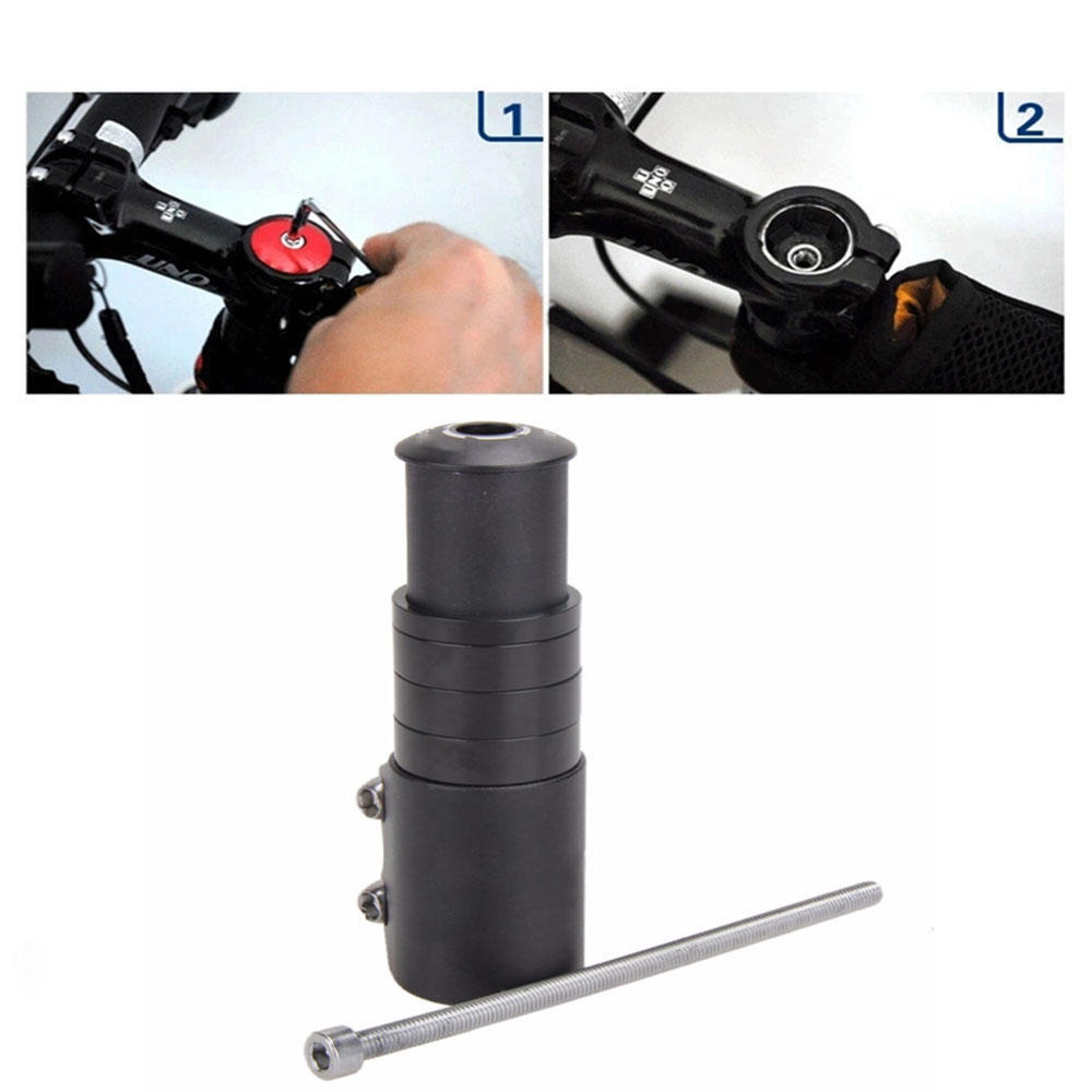 Aluminum Alloy Bike Fork Stem Extender Rise Up Adapter Bicycle Height Spacer Cycling