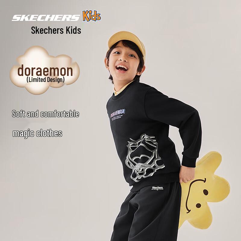 Skechers 2025 Doraemon Kids' Hooded Sweatshirt