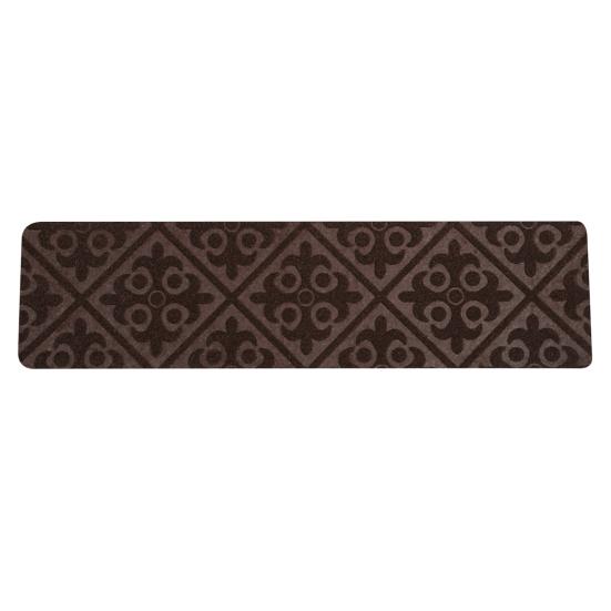 Stair Carpet Protective Non-slip Silent Great Masonry Pattern Embossing Floor Mat Home Supplies