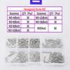 M2 M3 M4 Brass Hot Melt Knurled Injection Embedded Insert Nuts 304 Stainless Steel Head Hex Socket Cap Set Bolt Assortment Kit