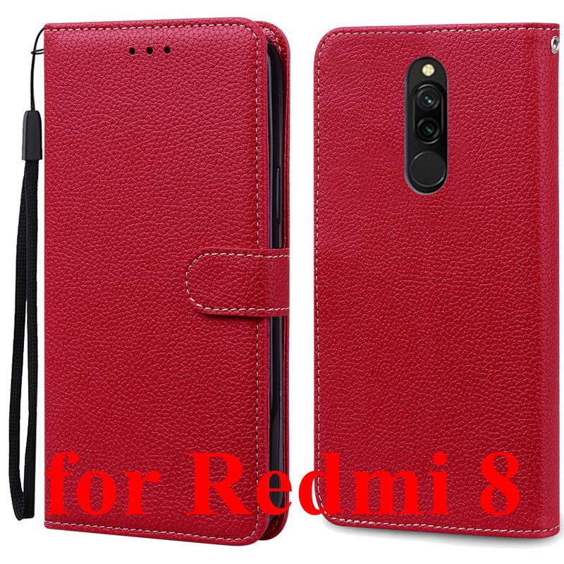 For Redmi 8 Case Xiaomi Redmi 8A 8 a Cover Soft Silicon Leather Wallet Flip Case For Xiaomi Redmi 8 Phone Case With Card Holder