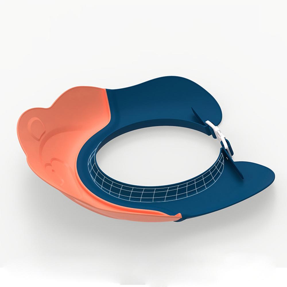 Portable Ear Protection Head Cover Baby Shower Cap Silicone Bath Visor Shampoo Shield Baby Bath Cap