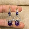 Amethyst Earrings Gemstone Jewelry, 925 Solid Sterling Silver Earrings, Gift For Women Handmade Earrings