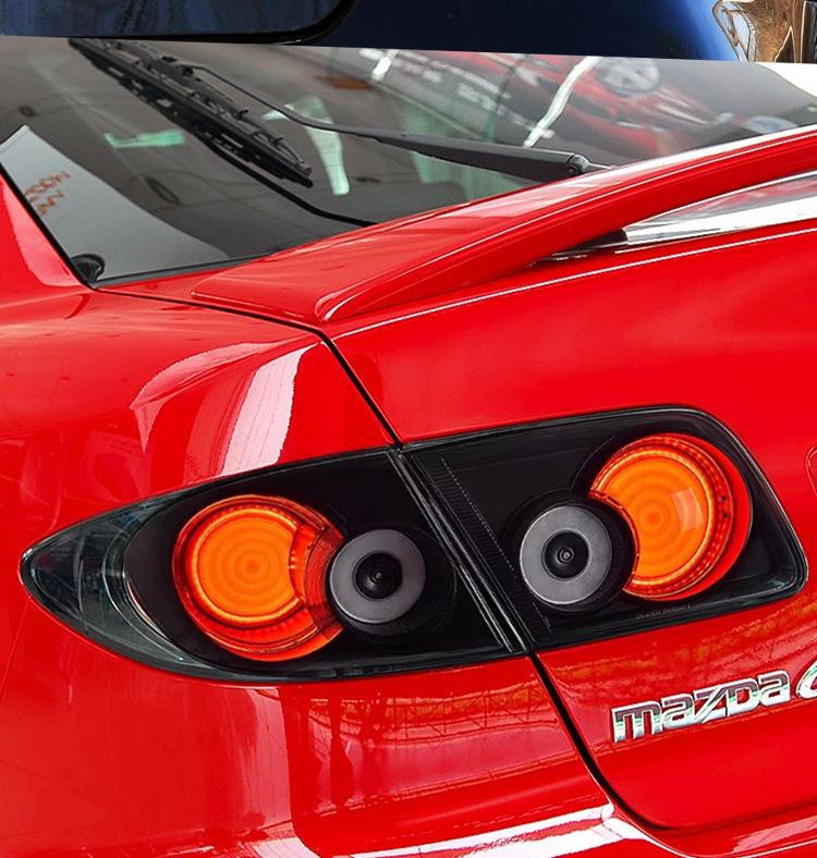 Совместимо с Mazda 6 2003-2015: Модифицированные светодиодные задние фонари с дневными ходовыми огнями, указателями поворота и фонарями заднего хода.
