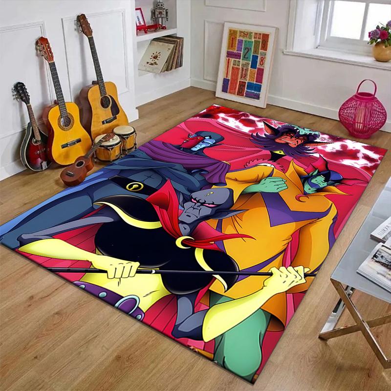 1pc UFO Robot Grendizer3 Design Printed Area Rug Carpet for Bedroom Living Room Home Decor Rugs Mat Non Slip Mat Rug for Bedside