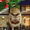 Yousheng 250 Years of United States Oyster Ornament Patriotic US 250th Anniversary Hanging Oyster Shell Decoration Christmas Holiday Party Pendant