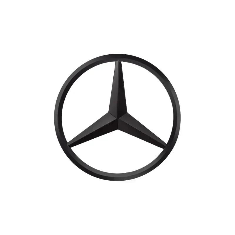 XDLS2 C200 New Car For Mercedes Benz AMG 3D ABS silver/Black 9cm 90mm car rear Tail Trunk emblem badge sticker Decals For Mercedes Ben