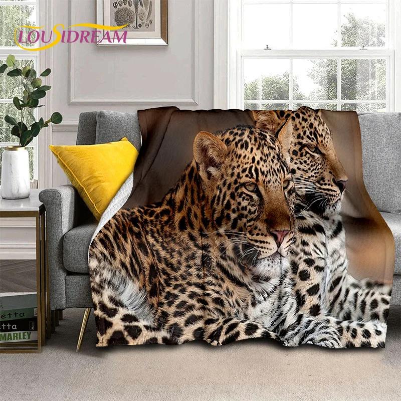 Animal Cartoon Leopard Cheetah Beast Fashion Blanket,Soft Throw Fashion Blanket for Home Bedroom Bed Sofa Picnic Travel Office Cover Fashion