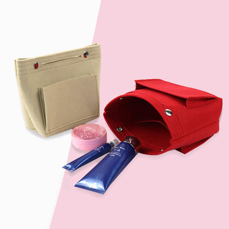 Маленький креативный фетровый органайзер для кошелька, вставка, косметичка, многофункциональный дорожный органайзер для сумки-тоут, карман для женщин