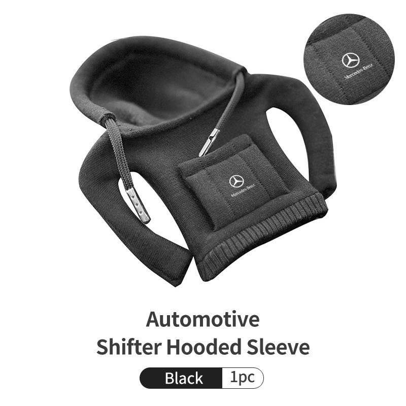 For Mercedes Benz Gear Shift Hoodie Cover Handle Decoration Manual Automatic Car Shift Lever Cover C180 C300 W124 W176 W177 C200 WMG0
