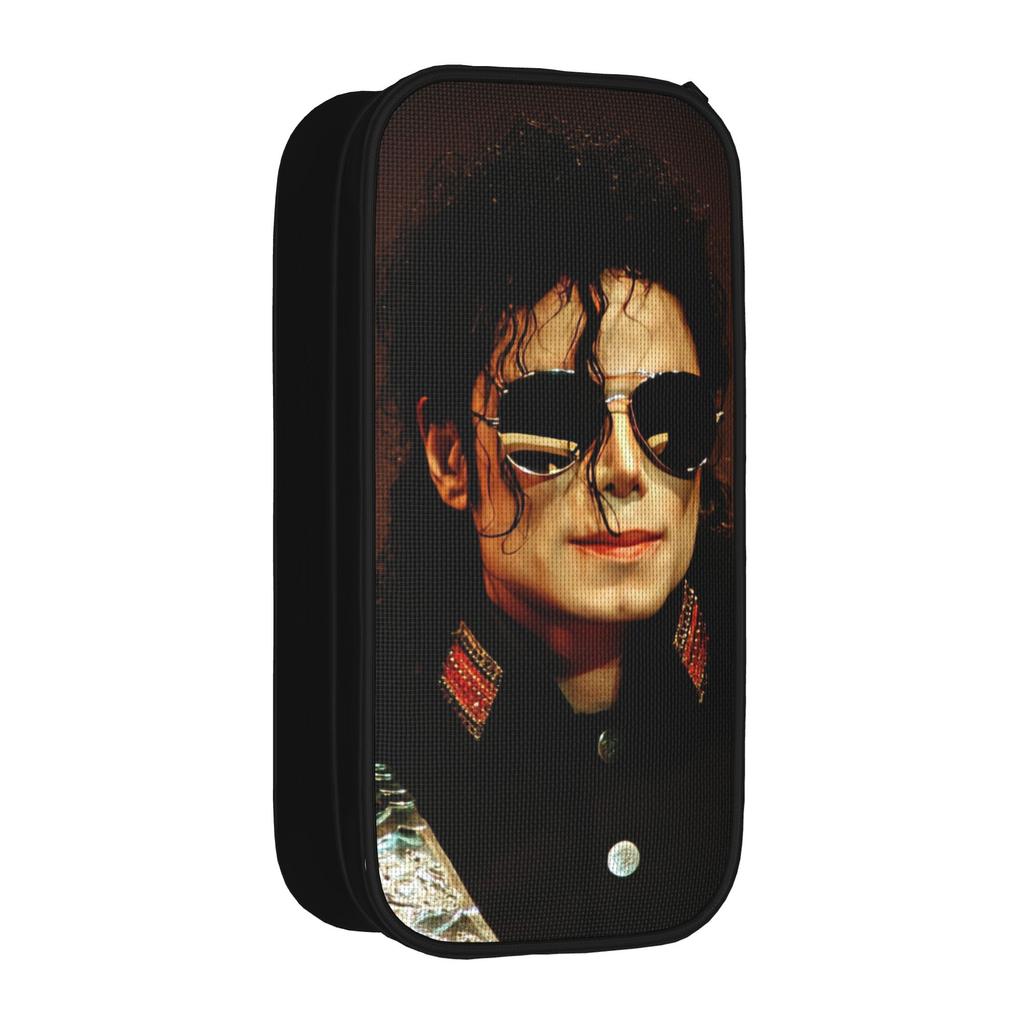 Michaels Jacksons Pencil Cases Pen Box Pencil Bags Girls Boys Big Capacity Students School Gifts Pencilcases
