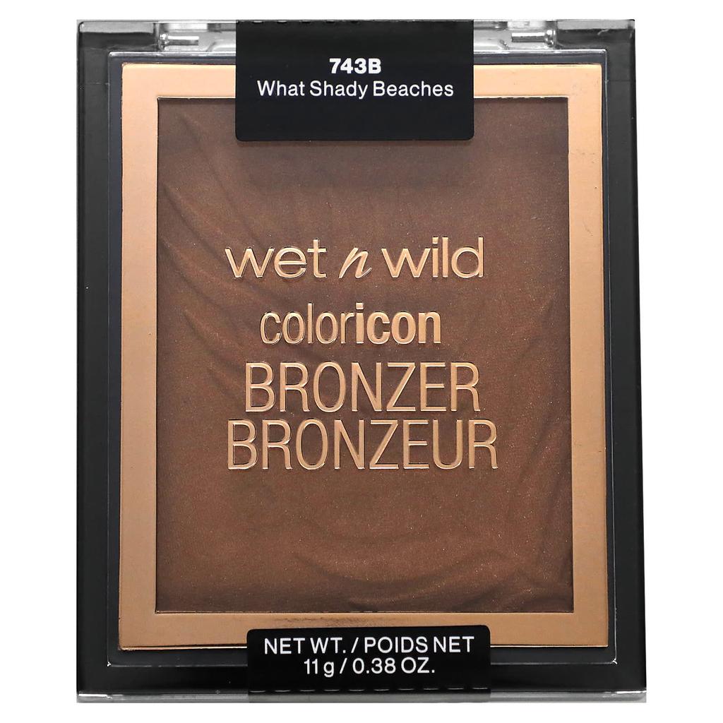 Wet N Wild Color Icon Bronzer, What Shady Beach, 11g (0.38oz)