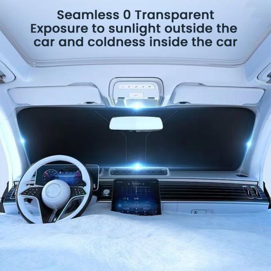 Car Windshield Sun Shade Protective Cover UV Resistant Simple Installation Universal Foldable Windshield Cover Sun Shade