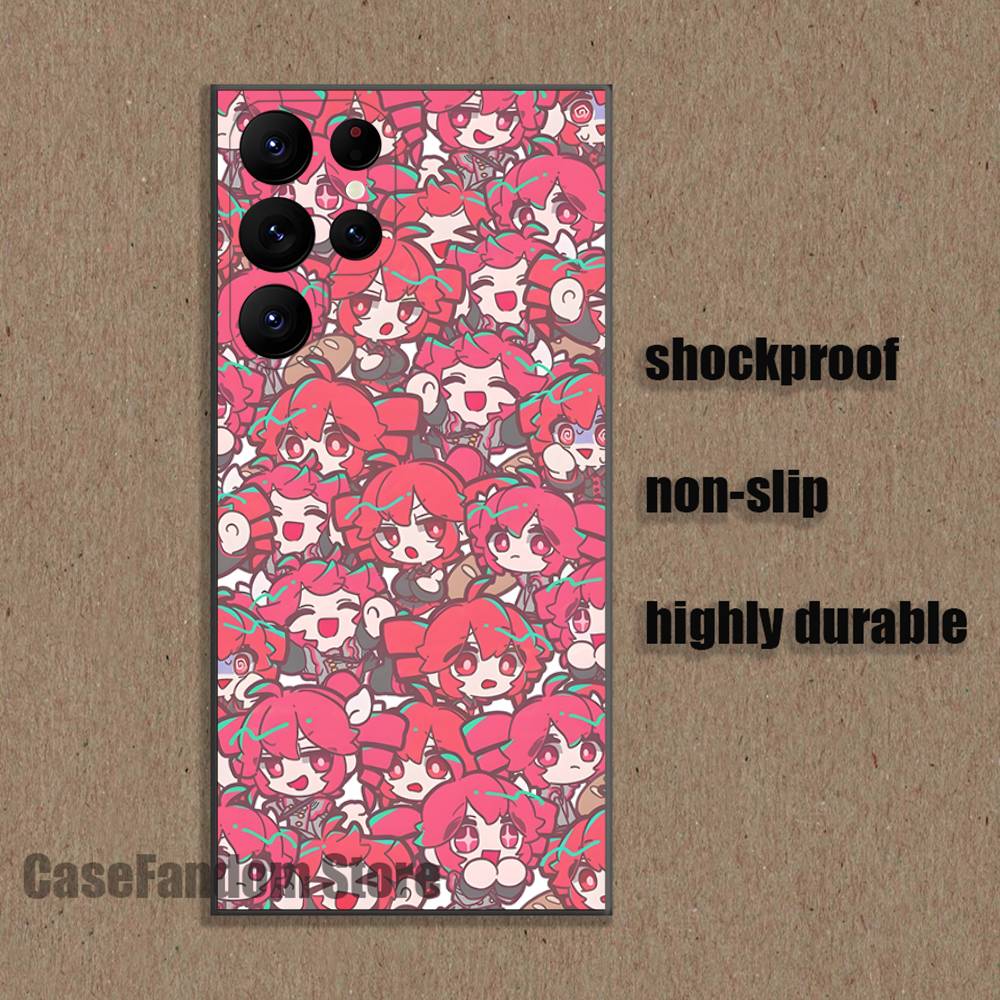 K-Kasane T-Teto Get To Me For Samsung Phone Case S26,S25,S24,S21,S22,S23,S30,Ultra,S20,Plus,Fe,Lite,5G Black Cover