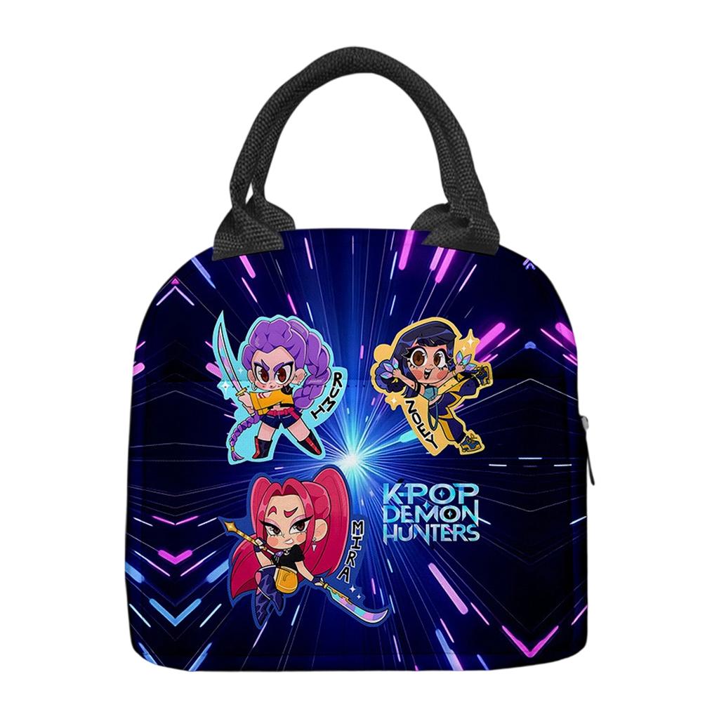 Персонализированная печатная сумка для ланча, модная сумка