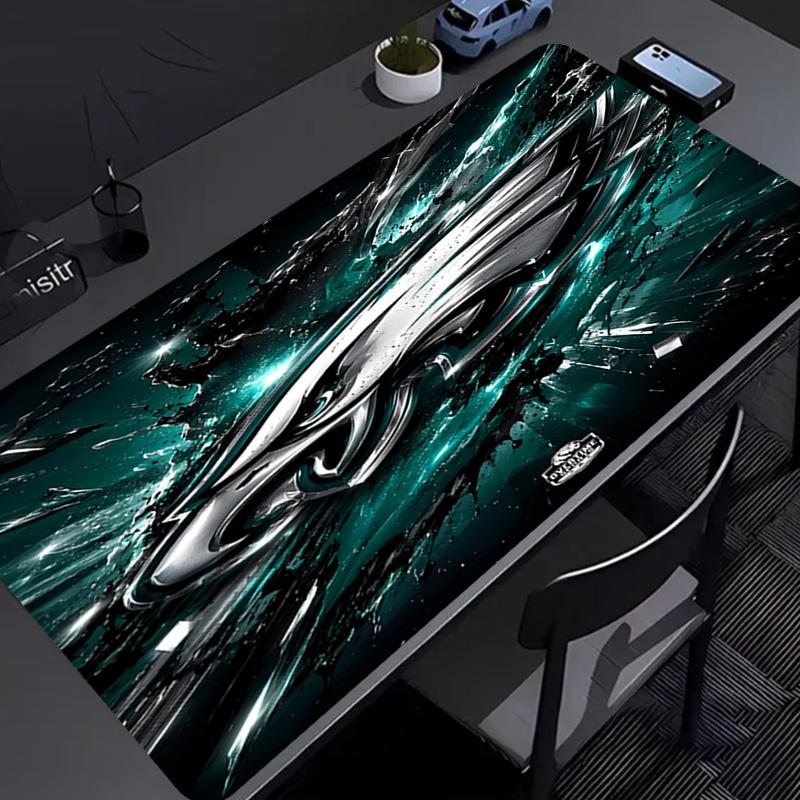 Philadelphia Eagles LOGO Mouse Pad - Non-Slip Rubber Base, Smooth Surface for Work,Gaming,Office,And Home Use, Desk Mouse Pad