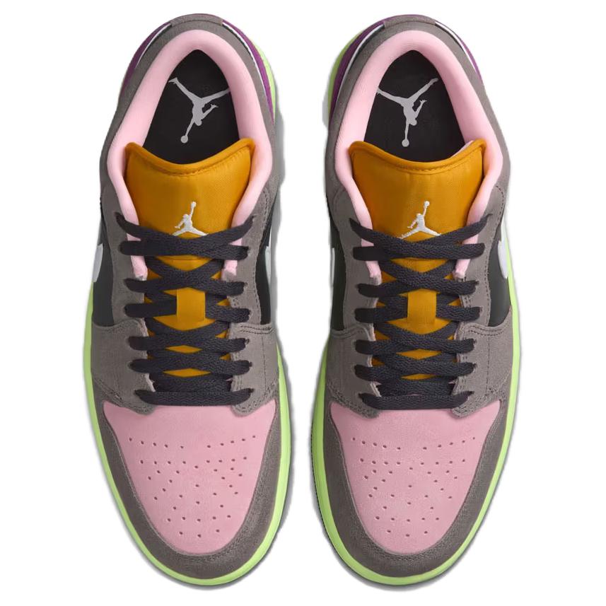 Кроссовки Air Jordan 1 Low SE Tokyo Bio Hack для мужчин, разноцветные, масляно-серые, белые HQ2010-005