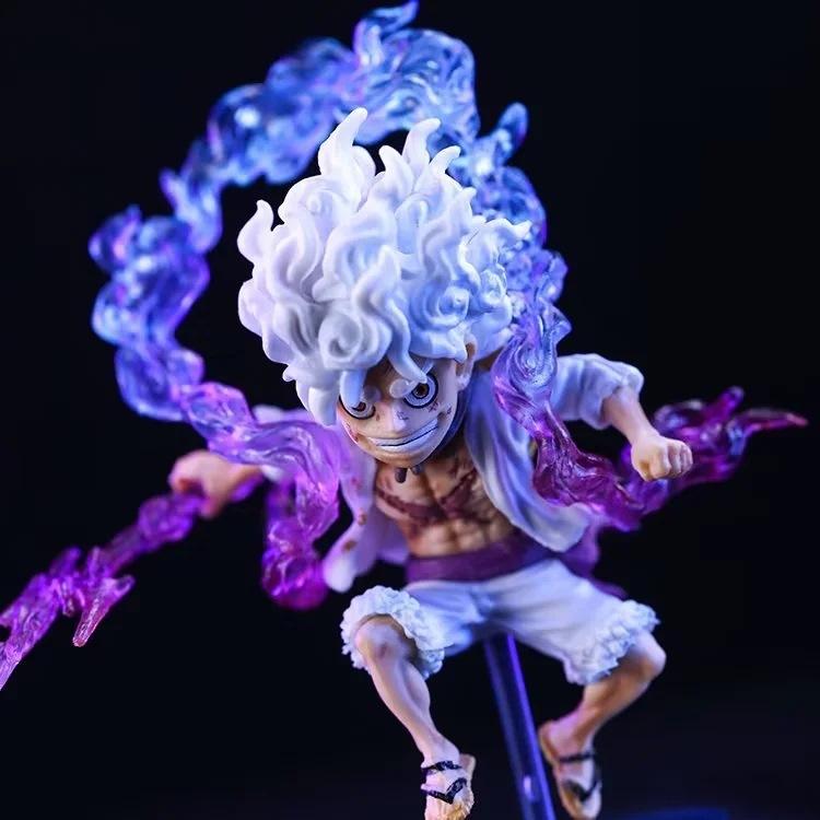 One Piece Gear 5 Солнечный Бог Ника Луффи Аниме Фигурки ПВХ Модель Игрушки 10см