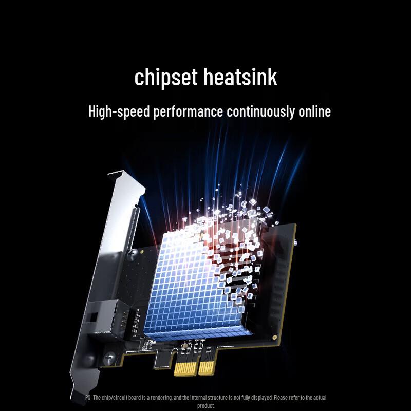Ugreen Сетевой адаптер PCIe для настольного компьютера, 5 Гбит/с, проводной (Китайская версия)