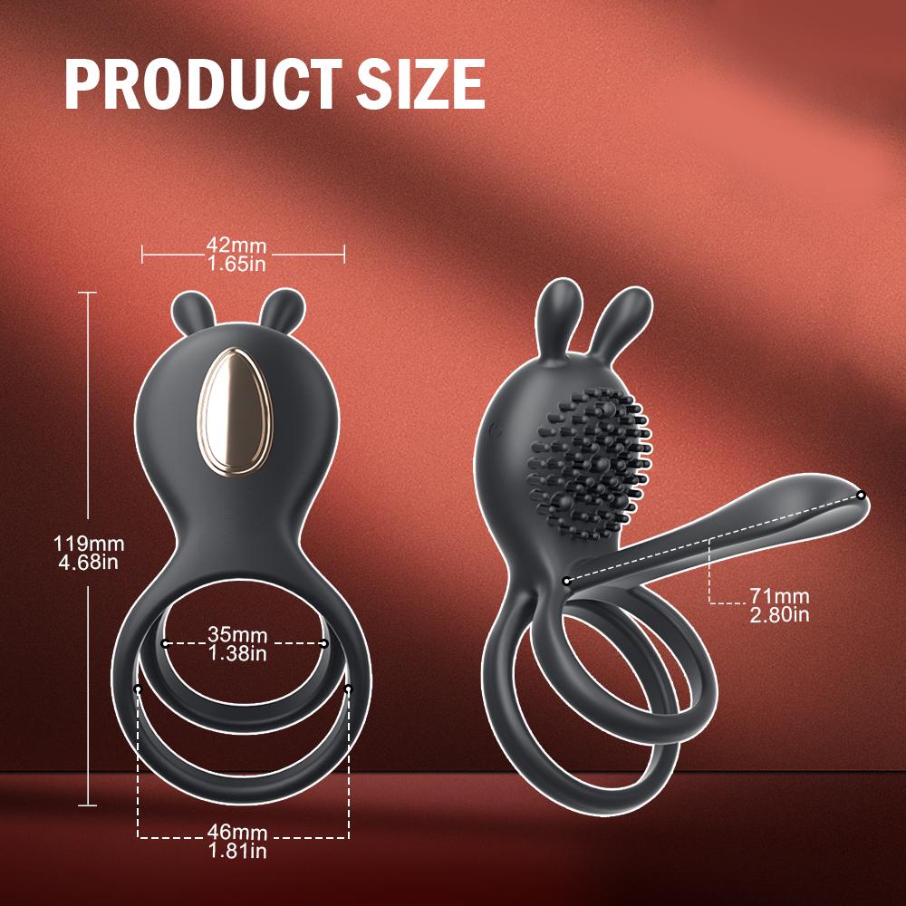 APP Беспроводное управление Вибрирующее кольцо на пенис Вибратор для пениса Преждевременная эякуляция Стимулятор точки G Клитора Секс-игрушки для пар для мужчин