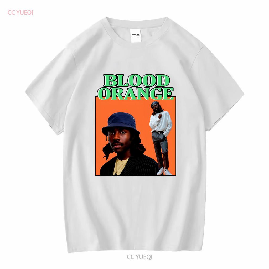 Blood Orange Dev Hynes Classic T Shirt Heavy Cotton vintage Washed Unisex Casual Versatile Breathable homme streetwear Slightly