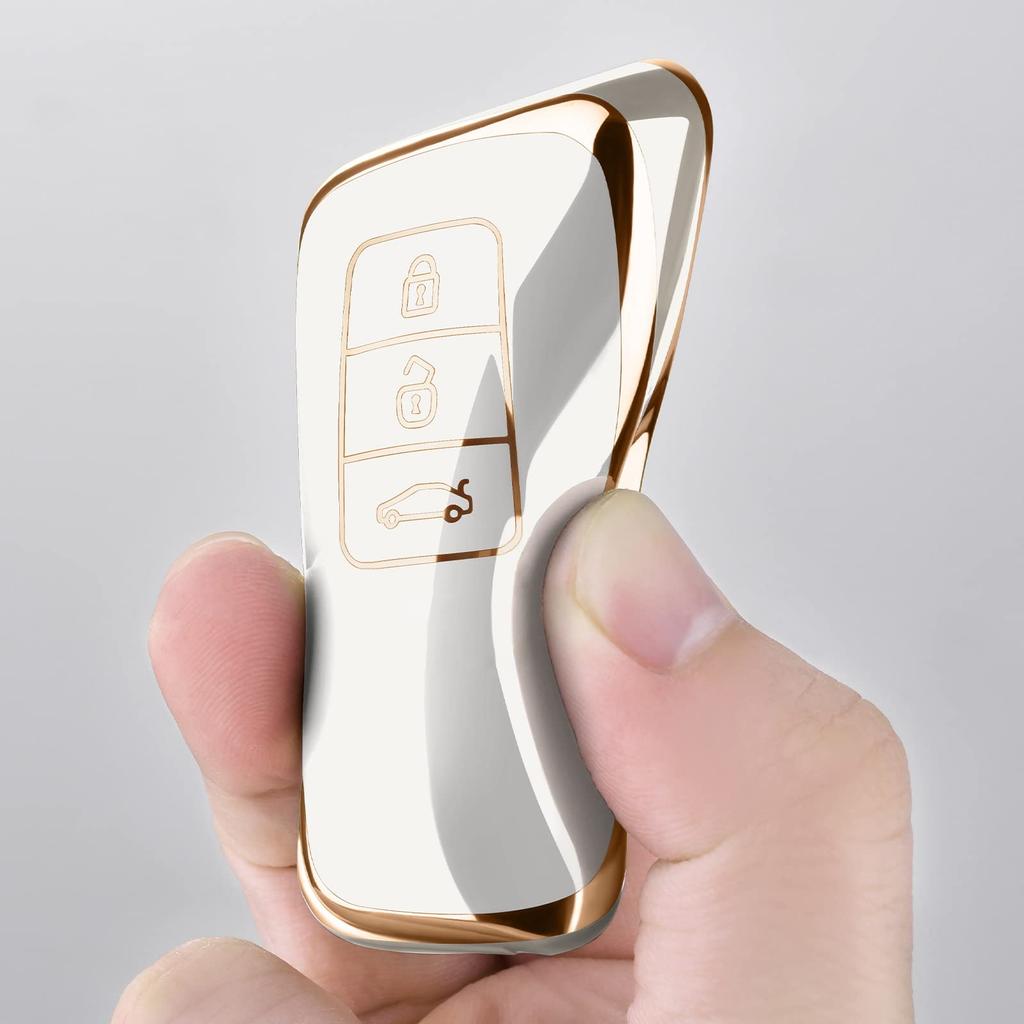 [OATSBASF] Чехол для ключа Lexus, Чехол для смарт-ключа LEXUS (3 кнопки), Материал ТПУ, Легкий, Полный